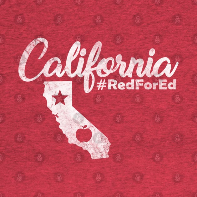 Red For Ed California by zerouss